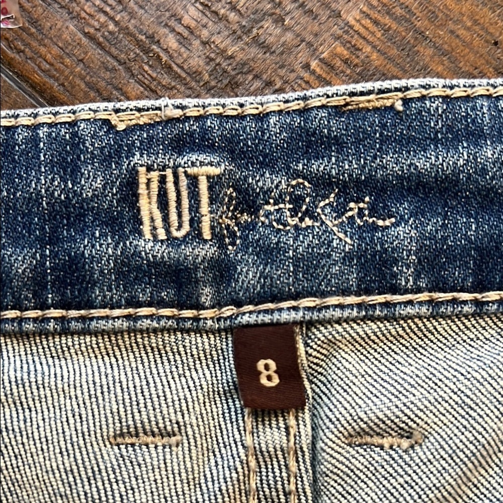 Kut from the Kloth Blue Ankle Cropped Jeans - Picture 4 of 4